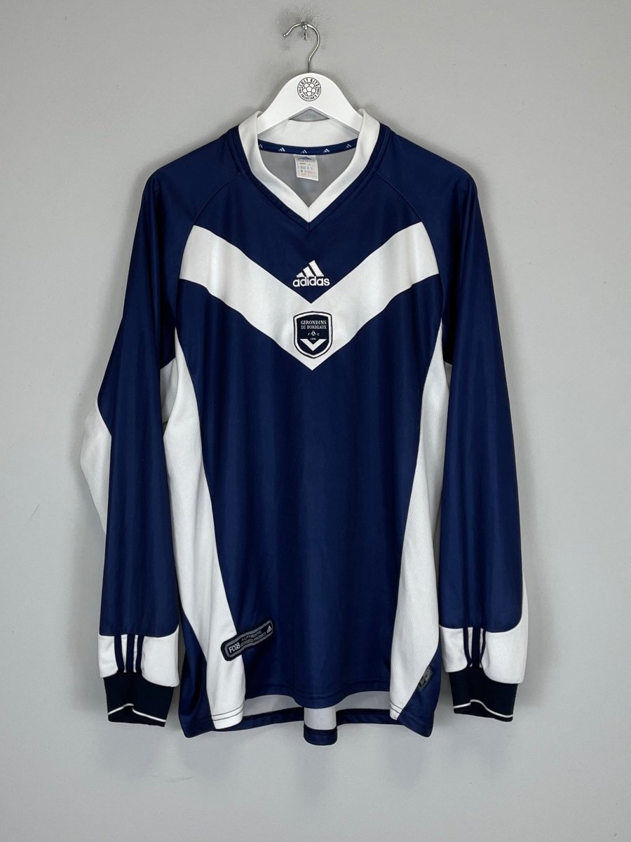 2001/03 BORDEAUX L/S HOME SHIRT (XL) ADIDAS - Cult Kits - XL - Buy Vintage Football Shirts, Authentic Retro Football Shirts For Sale, Classic Football Shirts & Soccer Jersey