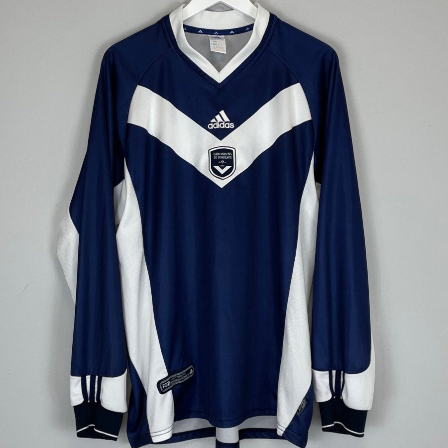 2001/03 BORDEAUX L/S HOME SHIRT (XL) ADIDAS - Cult Kits - XL - Buy Vintage Football Shirts, Authentic Retro Football Shirts For Sale, Classic Football Shirts & Soccer Jersey