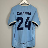Shop 2001/03 CELTA VIGO CATANHA #24 HOME SHIRT (M) UMBRO, classic football shirts, vintage football shirts & retro soccer jerseys at Cult Kits