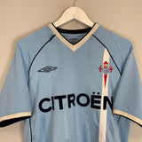 Shop 2001/03 CELTA VIGO CATANHA #24 HOME SHIRT (M) UMBRO, classic football shirts, vintage football shirts & retro soccer jerseys at Cult Kits