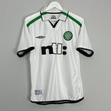 Shop 2001/03 CELTIC AWAY SHIRT (S) UMBRO, classic football shirts, vintage football shirts & retro soccer jerseys at Cult Kits