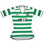 Buy 2001/03 CELTIC LARSSON 7 HOME SHIRT (L) UMBRO ~ Free worldwide shipping available ~ Authentic Vintage Football Shirts from Cult Kits