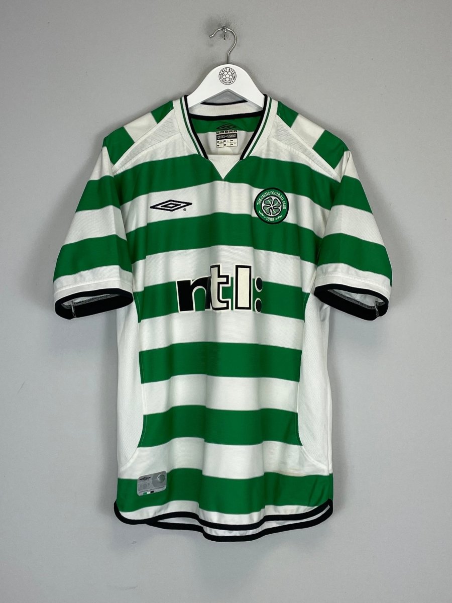 2001/03 CELTIC LARSSON 7 HOME SHIRT (L) UMBRO - Cult Kits - Large - Buy Vintage Football Shirts, Authentic Retro Football Shirts For Sale, Classic Football Shirts & Soccer Jersey