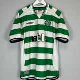 2001/03 CELTIC LARSSON 7 HOME SHIRT (L) UMBRO - Cult Kits - Large - Buy Vintage Football Shirts, Authentic Retro Football Shirts For Sale, Classic Football Shirts & Soccer Jersey