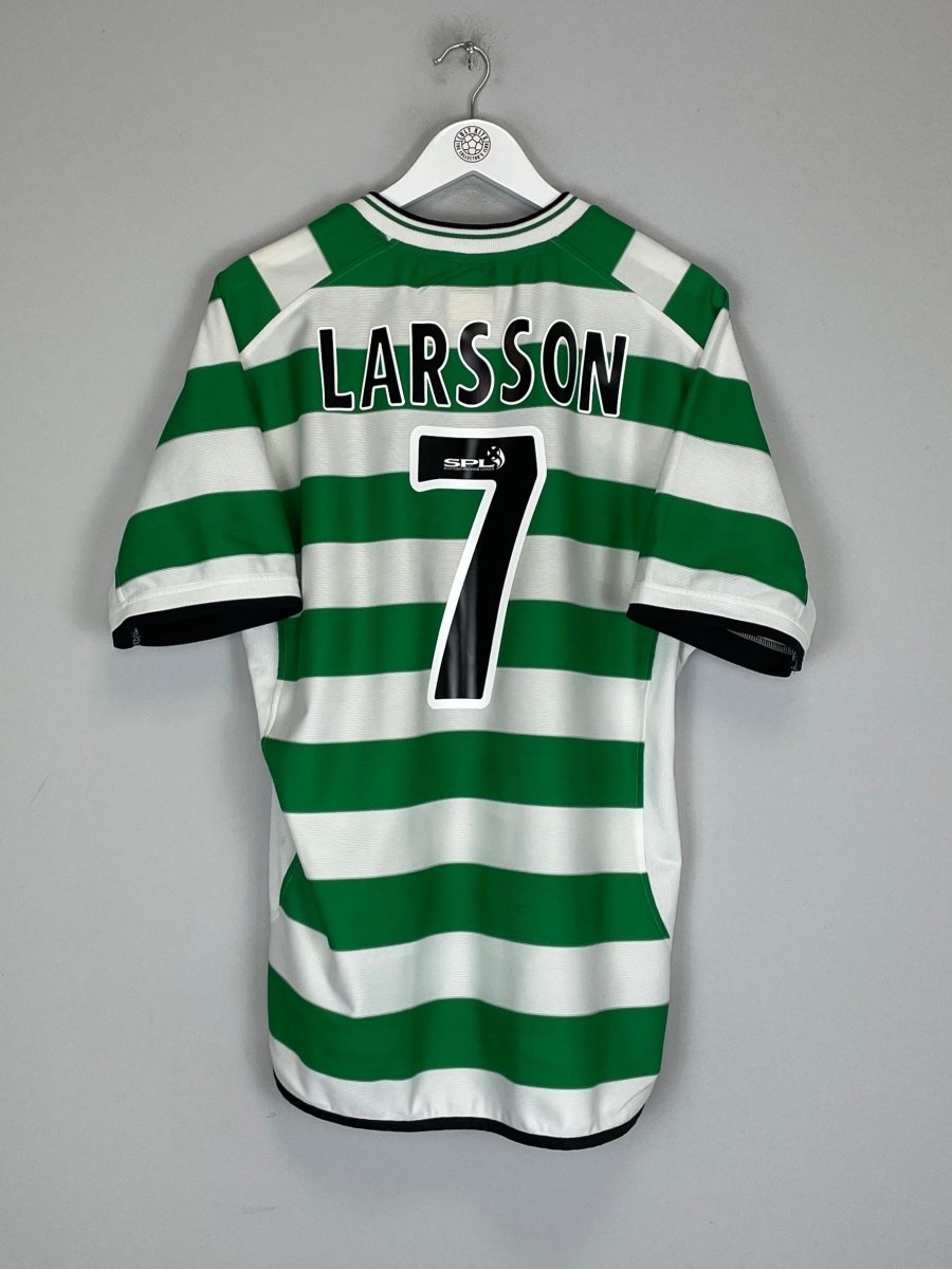 2001/03 CELTIC LARSSON 7 HOME SHIRT (L) UMBRO - Cult Kits - Large - Buy Vintage Football Shirts, Authentic Retro Football Shirts For Sale, Classic Football Shirts & Soccer Jersey