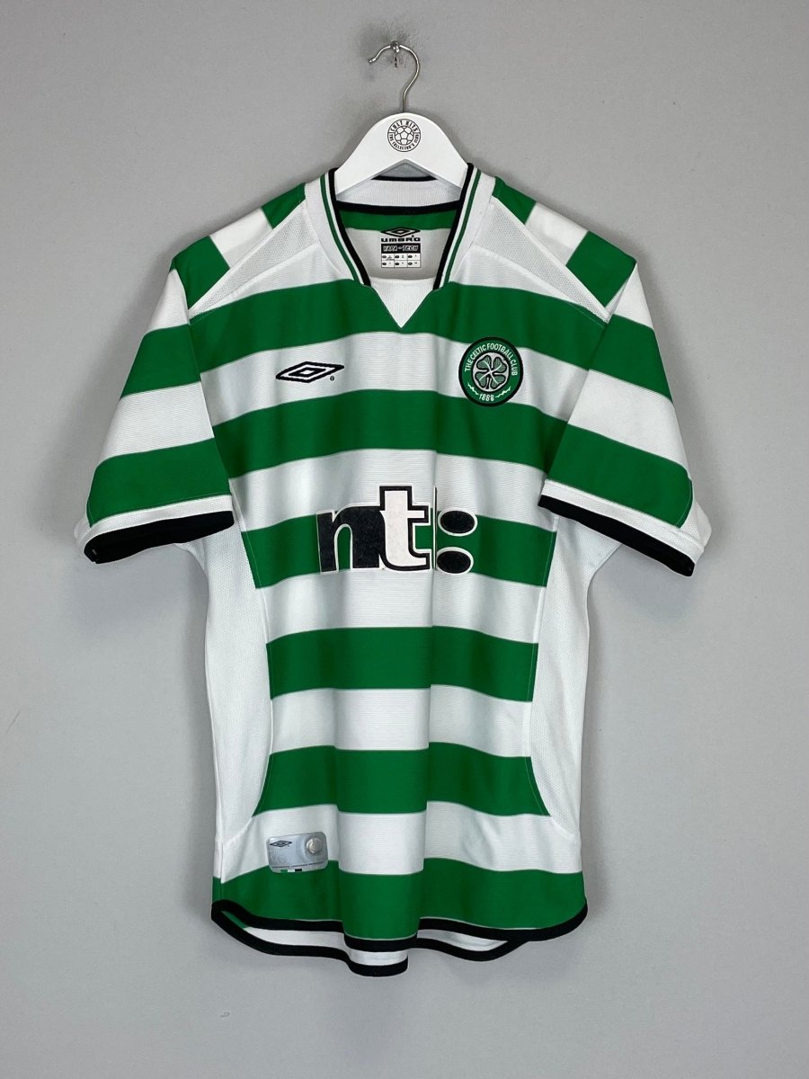 2001/03 CELTIC LARSSON 7 HOME SHIRT (M) UMBRO - Cult Kits - Medium - Buy Vintage Football Shirts, Authentic Retro Football Shirts For Sale, Classic Football Shirts & Soccer Jersey