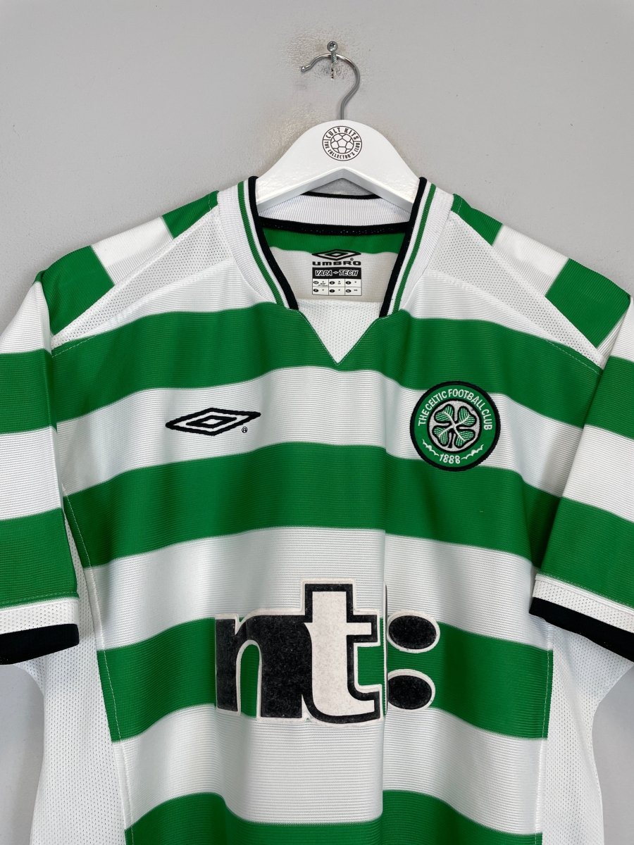 2001/03 CELTIC LARSSON 7 HOME SHIRT (M) UMBRO - Cult Kits - Medium - Buy Vintage Football Shirts, Authentic Retro Football Shirts For Sale, Classic Football Shirts & Soccer Jersey