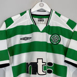 2001/03 CELTIC LARSSON 7 HOME SHIRT (M) UMBRO - Cult Kits - Medium - Buy Vintage Football Shirts, Authentic Retro Football Shirts For Sale, Classic Football Shirts & Soccer Jersey