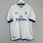 Shop 2001/03 CHELSEA LAMPARD #8 AWAY SHIRT (XL) UMBRO, classic football shirts, vintage football shirts & retro soccer jerseys at Cult Kits