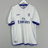 Shop 2001/03 CHELSEA LAMPARD #8 AWAY SHIRT (XL) UMBRO, classic football shirts, vintage football shirts & retro soccer jerseys at Cult Kits