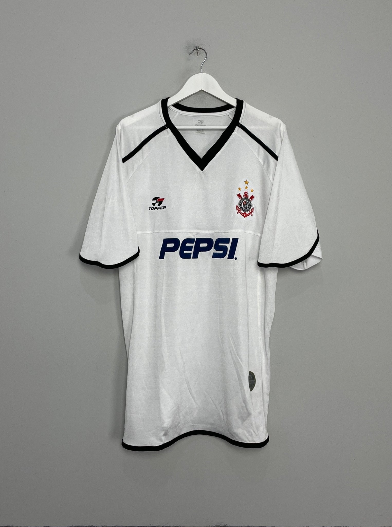 Shop 2001/03 CORINTHIANS HOME SHIRT (XXL) TOPPER, classic football shirts, vintage football shirts & retro soccer jerseys at Cult Kits