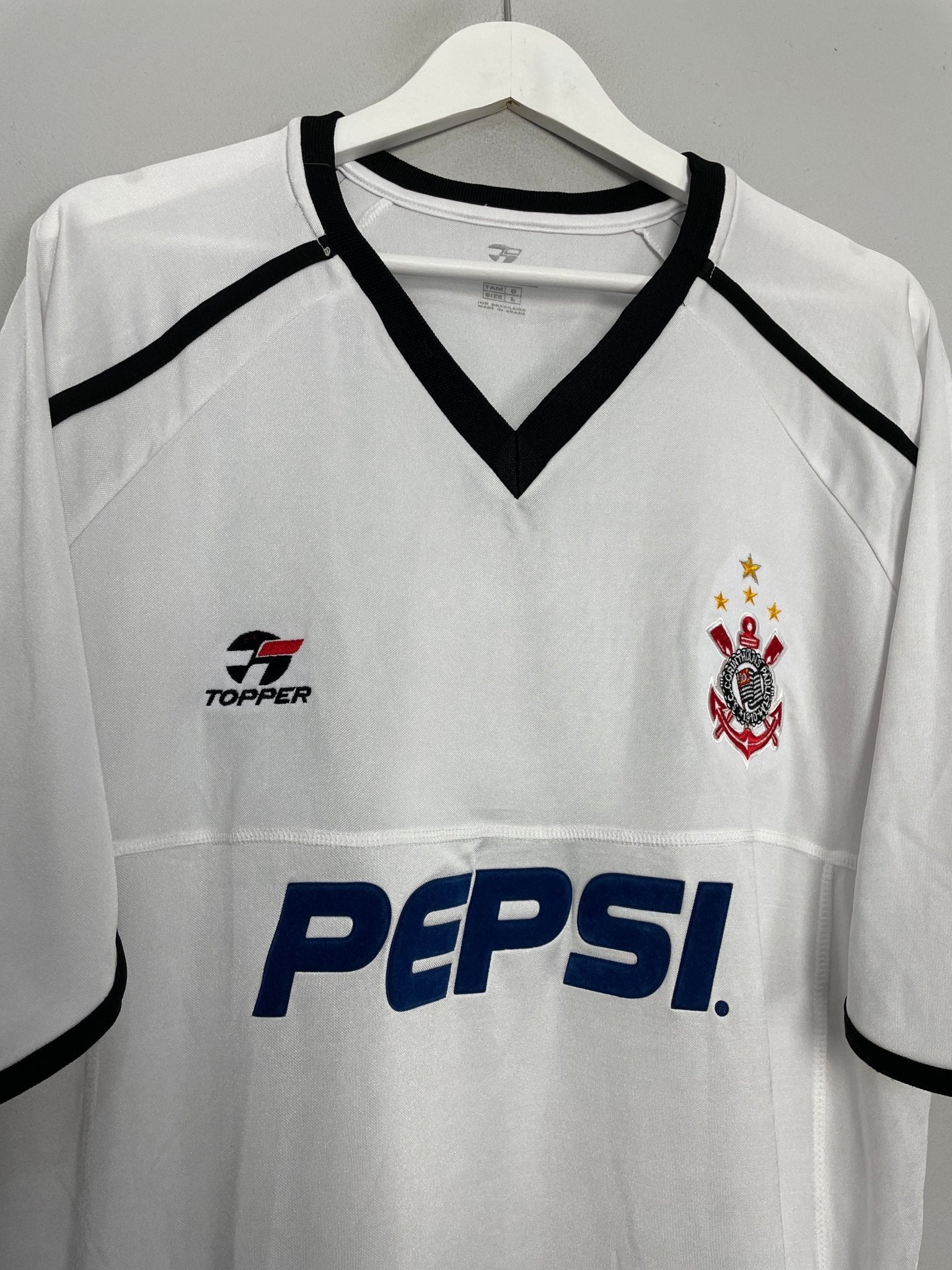 Shop 2001/03 CORINTHIANS HOME SHIRT (XXL) TOPPER, classic football shirts, vintage football shirts & retro soccer jerseys at Cult Kits