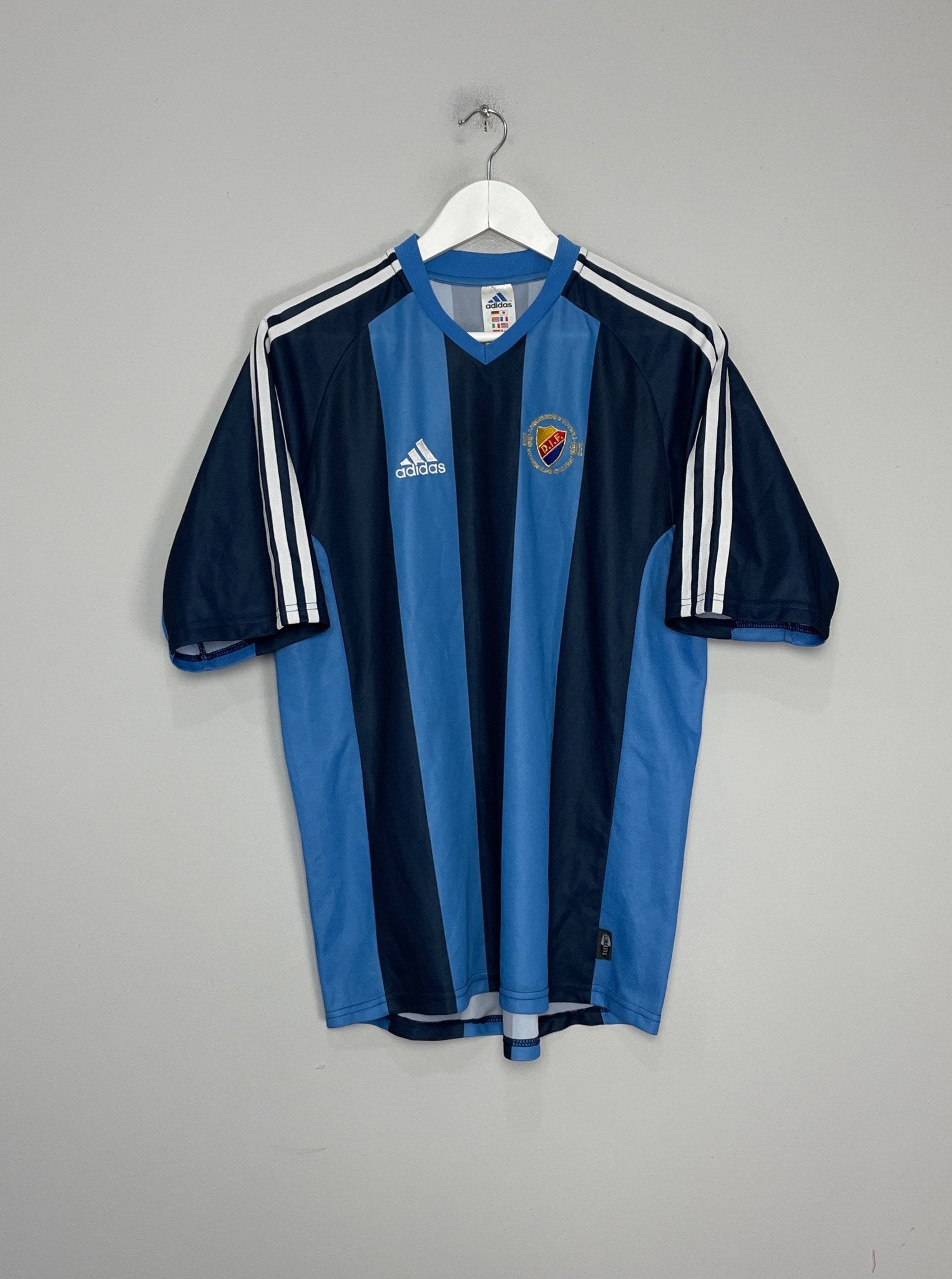 Shop 2001/03 DJURGARDEN HOME SHIRT (M) ADIDAS, classic football shirts, vintage football shirts & retro soccer jerseys at Cult Kits