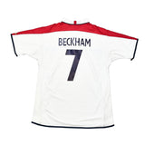 Buy 2001/03 England Beckham 7 Home Shirt (XL) Umbro ~ Free worldwide shipping ~ Authentic Vintage Football Shirts from Cult Kits