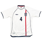 Buy 2001/03 England Gerrard 4 Home Shirt (L) Umbro ~ Free worldwide shipping available ~ Authentic Vintage Football Shirts from Cult Kits