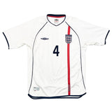 Buy 2001/03 England Gerrard 4 Home Shirt (L) Umbro ~ Free worldwide shipping available ~ Authentic Vintage Football Shirts from Cult Kits