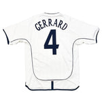 Buy 2001/03 England Gerrard 4 Home Shirt (L) Umbro ~ Free worldwide shipping available ~ Authentic Vintage Football Shirts from Cult Kits