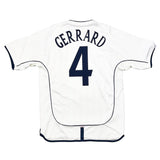 Buy 2001/03 England Gerrard 4 Home Shirt (L) Umbro ~ Free worldwide shipping available ~ Authentic Vintage Football Shirts from Cult Kits