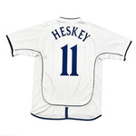 Buy 2001/03 England Heskey 11 Home Shirt (L) Umbro ~ Free worldwide shipping ~ Authentic Vintage Football Shirts from Cult Kits