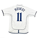 Buy 2001/03 England Heskey 11 Home Shirt (L) Umbro ~ Free worldwide shipping ~ Authentic Vintage Football Shirts from Cult Kits