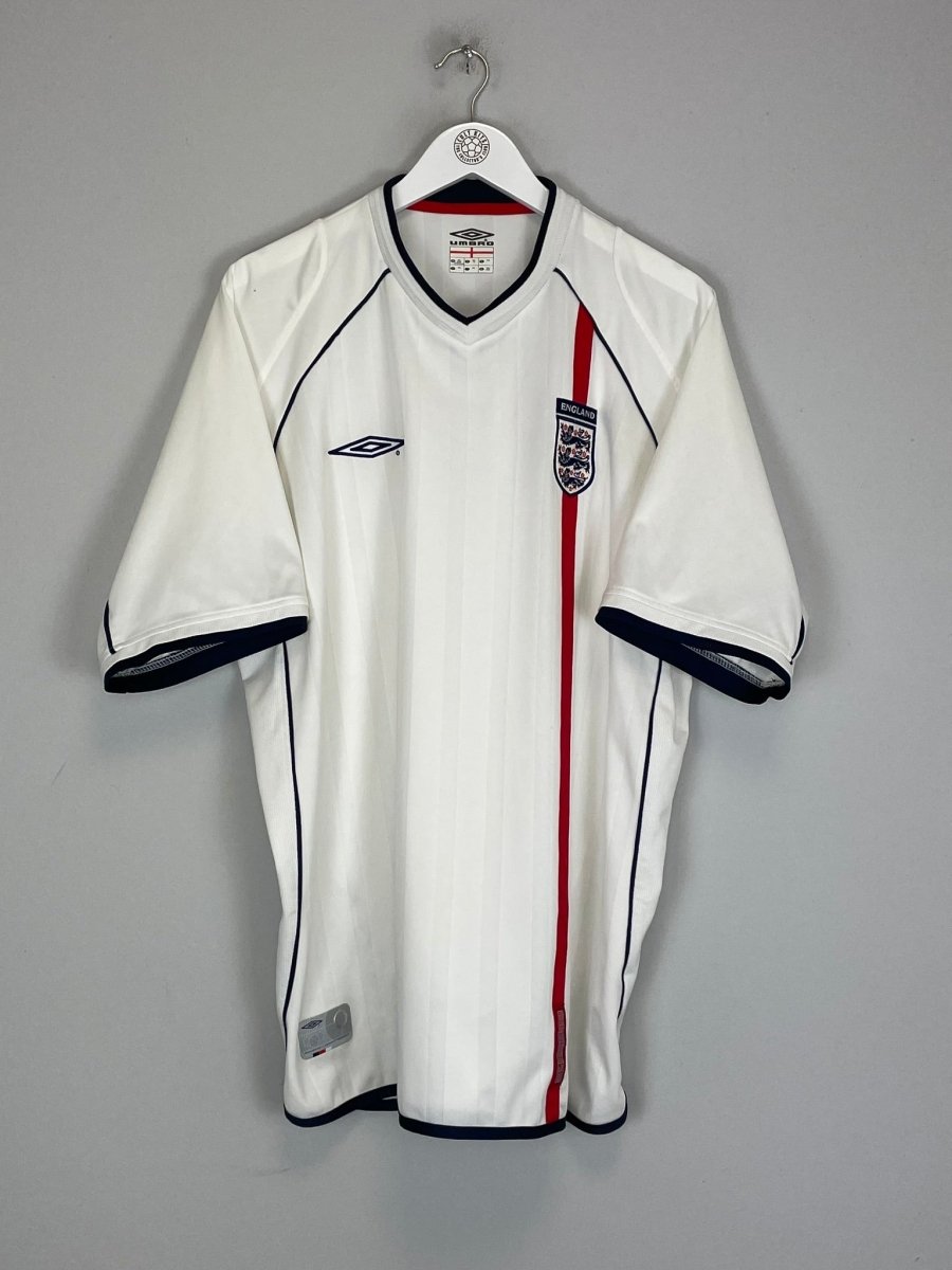 2001/03 ENGLAND HOME SHIRT (XXL) UMBRO - Cult Kits - XXL - Buy Vintage Football Shirts, Authentic Retro Football Shirts For Sale, Classic Football Shirts & Soccer Jersey