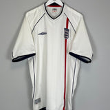 2001/03 ENGLAND HOME SHIRT (XXL) UMBRO - Cult Kits - XXL - Buy Vintage Football Shirts, Authentic Retro Football Shirts For Sale, Classic Football Shirts & Soccer Jersey