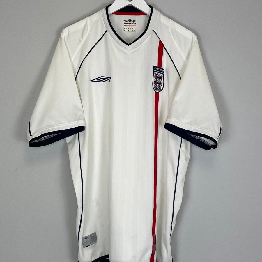 2001/03 ENGLAND HOME SHIRT (XXL) UMBRO - Cult Kits - XXL - Buy Vintage Football Shirts, Authentic Retro Football Shirts For Sale, Classic Football Shirts & Soccer Jersey