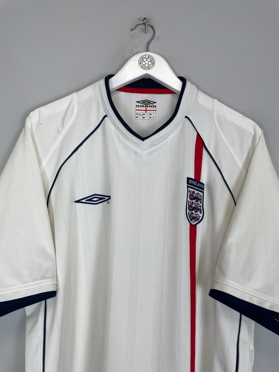 2001/03 ENGLAND HOME SHIRT (XXL) UMBRO - Cult Kits - XXL - Buy Vintage Football Shirts, Authentic Retro Football Shirts For Sale, Classic Football Shirts & Soccer Jersey