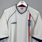 2001/03 ENGLAND HOME SHIRT (XXL) UMBRO - Cult Kits - XXL - Buy Vintage Football Shirts, Authentic Retro Football Shirts For Sale, Classic Football Shirts & Soccer Jersey