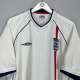 2001/03 ENGLAND HOME SHIRT (XXL) UMBRO - Cult Kits - XXL - Buy Vintage Football Shirts, Authentic Retro Football Shirts For Sale, Classic Football Shirts & Soccer Jersey