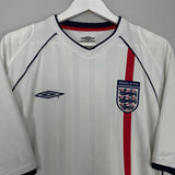 Shop 2001/03 ENGLAND HOME SHIRT (XXL) UMBRO, classic football shirts, vintage football shirts & retro soccer jerseys at Cult Kits