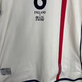 Shop 2001/03 ENGLAND SCHOLES #8 HOME SHIRT (S) UMBRO, classic football shirts, vintage football shirts & retro soccer jerseys at Cult Kits