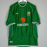 Shop 2001/03 IRELAND HOME SHIRT (XL) UMBRO, classic football shirts, vintage football shirts & retro soccer jerseys at Cult Kits