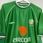 Shop 2001/03 IRELAND KEANE #6 HOME SHIRT (L) UMBRO, classic football shirts, vintage football shirts & retro soccer jerseys at Cult Kits