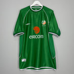 Shop 2001/03 IRELAND KEANE #6 HOME SHIRT (L) UMBRO, classic football shirts, vintage football shirts & retro soccer jerseys at Cult Kits