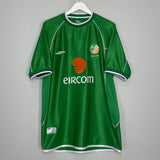 Shop 2001/03 IRELAND KEANE #6 HOME SHIRT (L) UMBRO, classic football shirts, vintage football shirts & retro soccer jerseys at Cult Kits