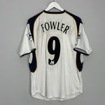 Shop 2001/03 LIVERPOOL FOWLER #9 AWAY SHIRT (S) REEBOK, classic football shirts, vintage football shirts & retro soccer jerseys at Cult Kits