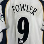 Shop 2001/03 LIVERPOOL FOWLER #9 AWAY SHIRT (S) REEBOK, classic football shirts, vintage football shirts & retro soccer jerseys at Cult Kits