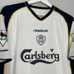 Shop 2001/03 LIVERPOOL FOWLER #9 AWAY SHIRT (S) REEBOK, classic football shirts, vintage football shirts & retro soccer jerseys at Cult Kits