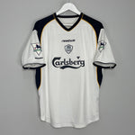Shop 2001/03 LIVERPOOL FOWLER #9 AWAY SHIRT (S) REEBOK, classic football shirts, vintage football shirts & retro soccer jerseys at Cult Kits