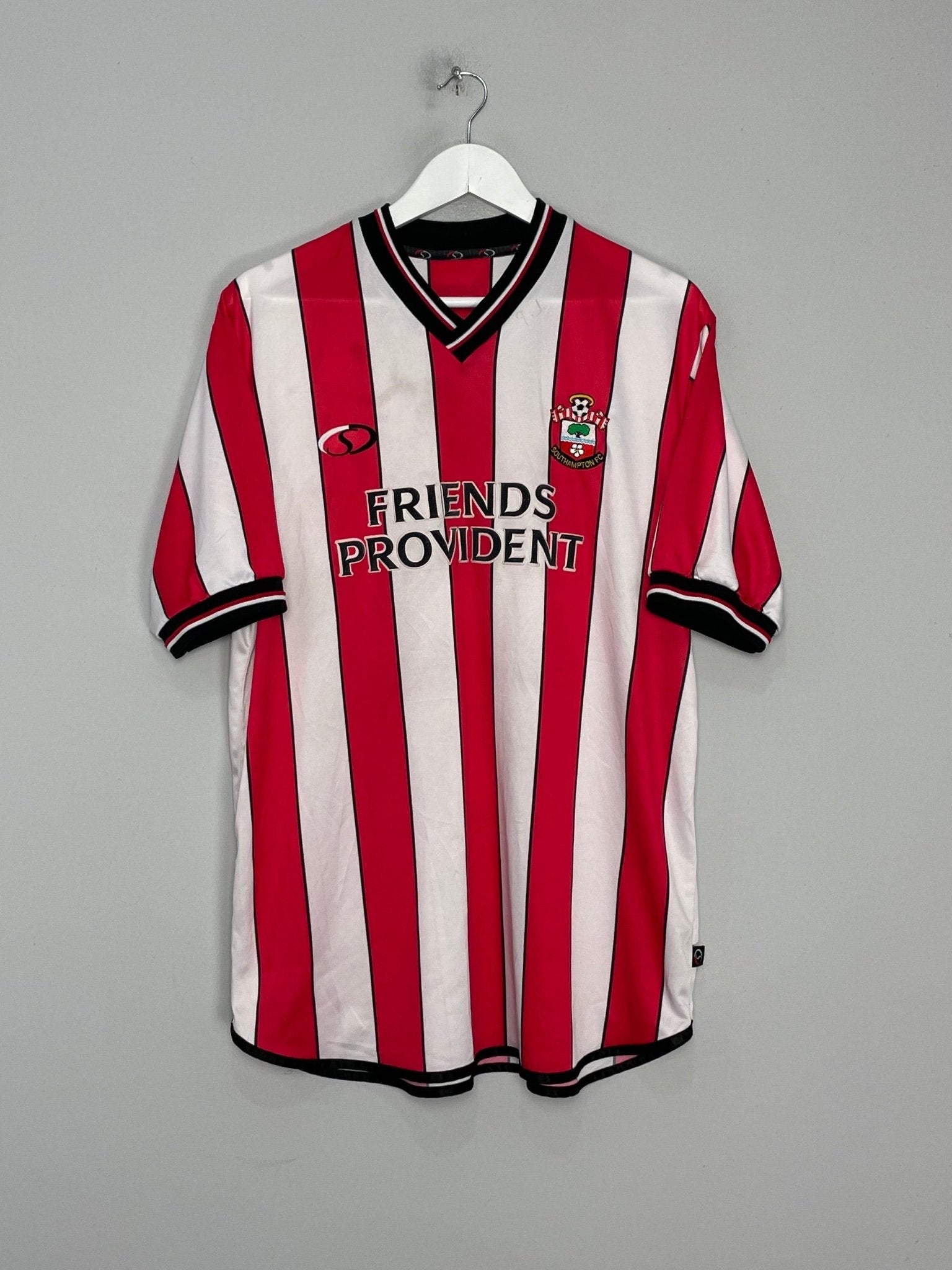 Shop 2001/03 SOUTHAMPTON HOME SHIRT (L) OM, classic football shirts, vintage football shirts & retro soccer jerseys at Cult Kits