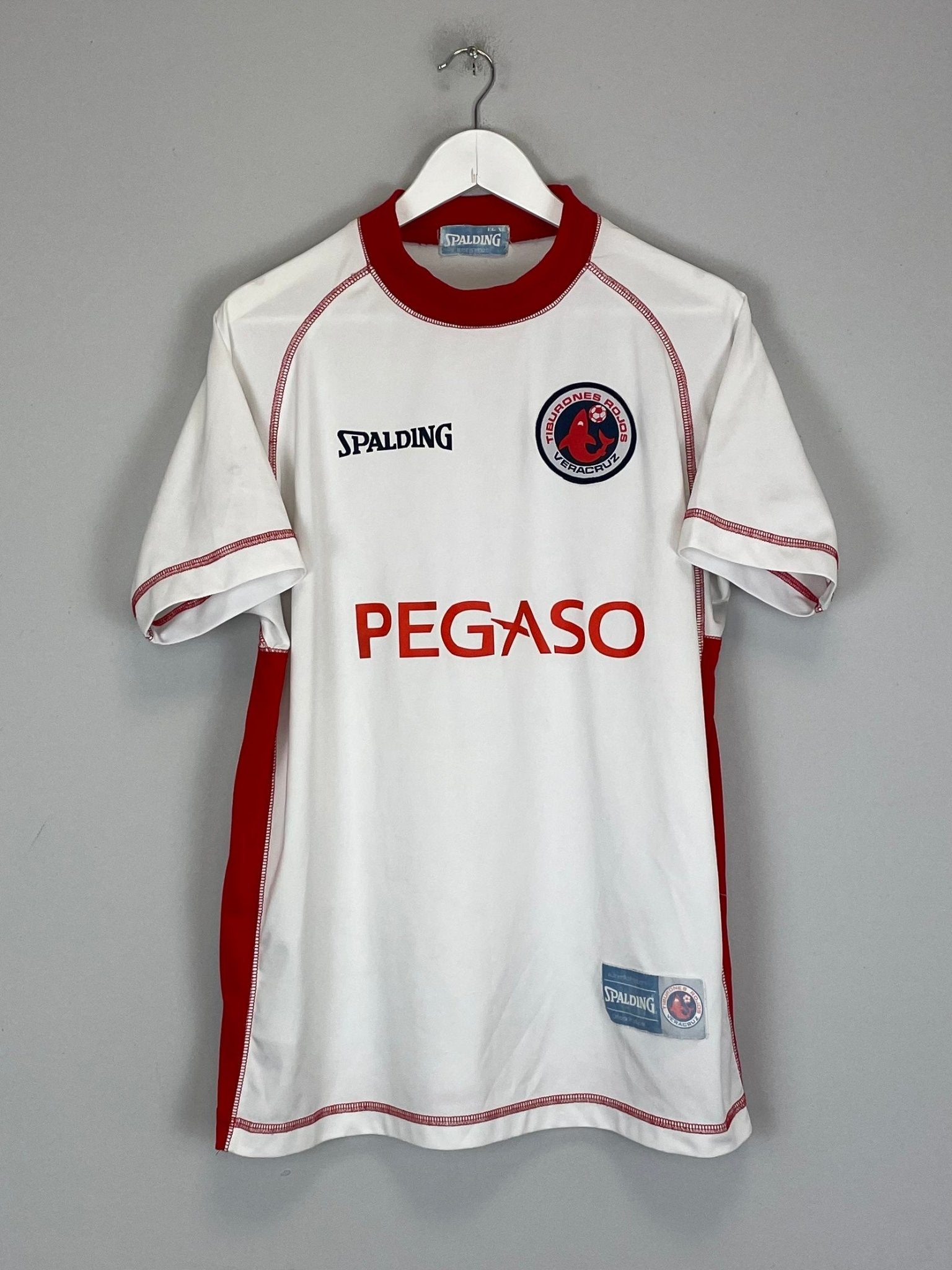 Shop 2001/03 TIBURONES VERACRUZ AWAY SHIRT (XL) SPALDING, classic football shirts, vintage football shirts & retro soccer jerseys at Cult Kits