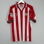Shop 2001/04 ATHLETIC BILBAO HOME SHIRT (L) KELME, classic football shirts, vintage football shirts & retro soccer jerseys at Cult Kits