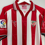 Shop 2001/04 ATHLETIC BILBAO HOME SHIRT (L) KELME, classic football shirts, vintage football shirts & retro soccer jerseys at Cult Kits
