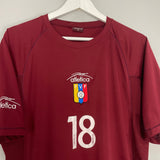 Shop 2001/04 VENEZUELA ARANGO #18 HOME SHIRT (L) ATLETICA, classic football shirts, vintage football shirts & retro soccer jerseys at Cult Kits