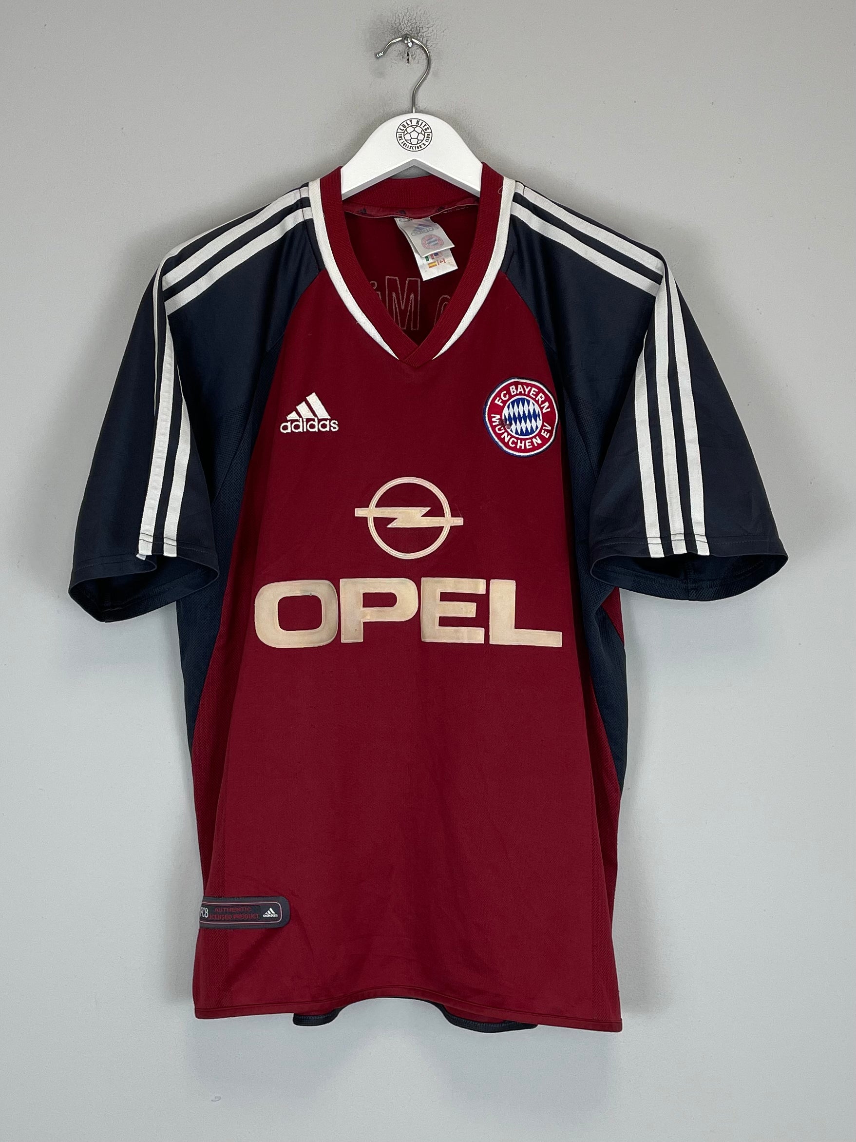 Shop 2001/02 BAYERN MUNICH HOME SHIRT (M) ADIDAS, classic football shirts, vintage football shirts & retro soccer jerseys at Cult Kits