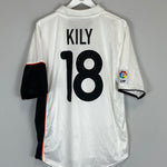 2001/02 VALENCIA KILY #18 HOME SHIRT (L) NIKE CLASSIC FOOTBALL SHIRTS