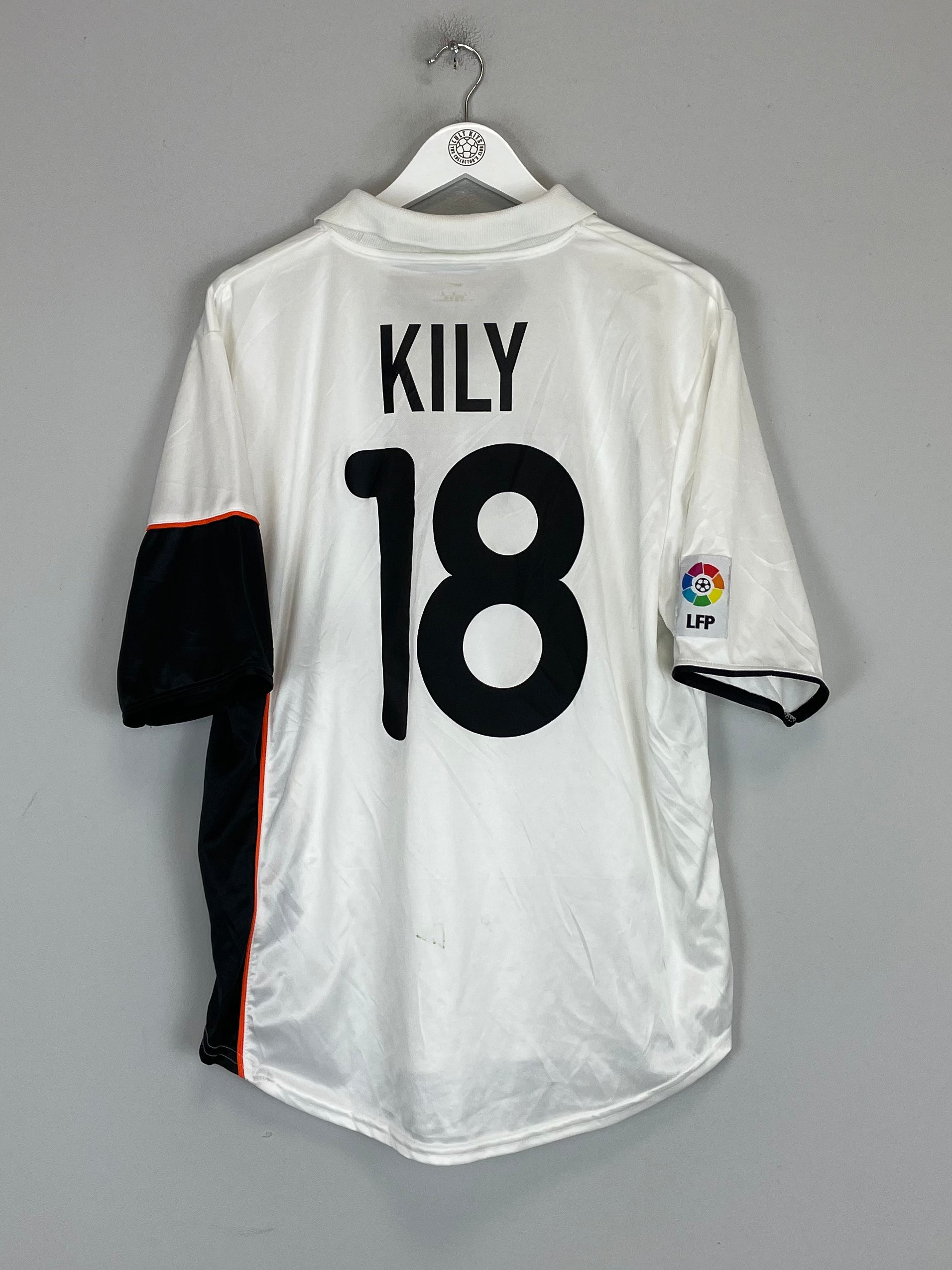 2001/02 VALENCIA KILY #18 HOME SHIRT (L) NIKE