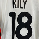2001/02 VALENCIA KILY #18 HOME SHIRT (L) NIKE BACK WHITE