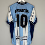 2001 MARADONA TESTIMONIAL SHIRT (XL) FILA